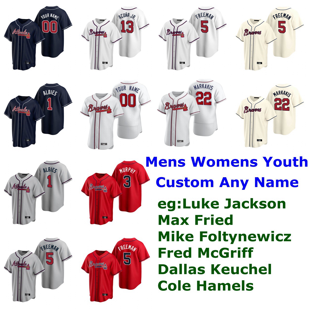 12 Alex Jackson Jersey Youth Kids 55 Chris Martin 33 A.J. Minter Darren O'Day Marcell Ozuna Cristian Pache Baseball Jerseys Custom Stitched, Mens cool base cream
12 Alex Jackson Jersey Youth Kids 55 Chris Martin 33 A.J. Minter Darren O'Day Marcell Ozuna Cristian Pache Baseball Jerseys Custom Stitched, Mens cool base cream