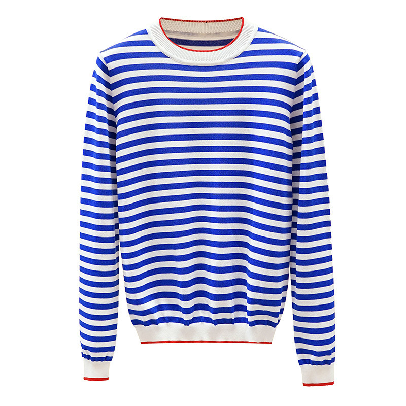 2021 New Thin Knitted Striped Sweater Women Clothes Autumn Winter Woman Long Sleeve Knit Jumpers Top Casual Pullovers Hjry, Blue
2021 New Thin Knitted Striped Sweater Women Clothes Autumn Winter Woman Long Sleeve Knit Jumpers Top Casual Pullovers Hjry, Blue