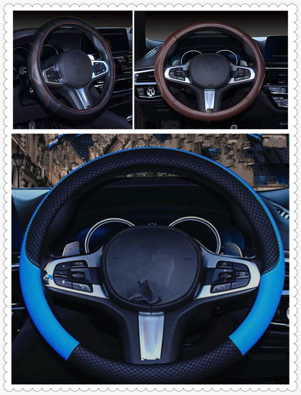 car auto steering wheel cover 38 cm or 15 inch leather PU for EfficientDynamics 335d M1 M-Zero 545i 530xi
car auto steering wheel cover 38 cm or 15 inch leather PU for EfficientDynamics 335d M1 M-Zero 545i 530xi