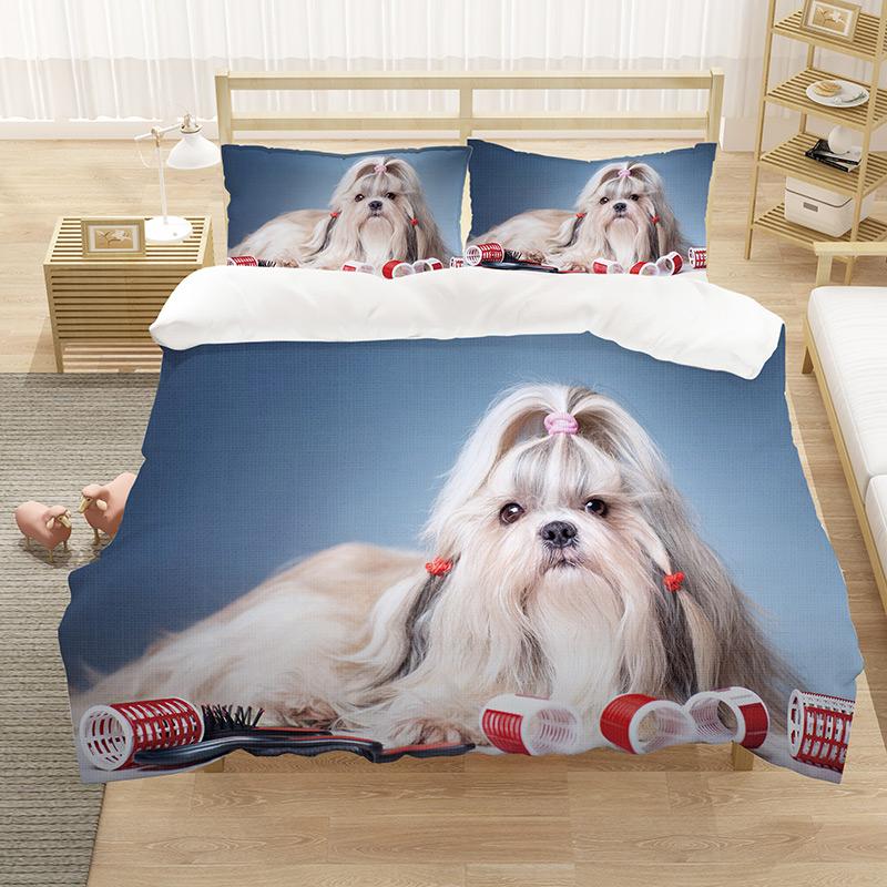 3D Printing Cute Pet Series Duvet Cover Animal Cat Dog Pattern Comforter Bedding Sets with Pillow Cover Single Bed Quilt, Lz2
3D Printing Cute Pet Series Duvet Cover Animal Cat Dog Pattern Comforter Bedding Sets with Pillow Cover Single Bed Quilt, Lz2