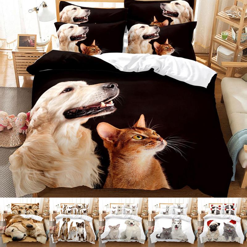 Children Fashion Dog and Cat HD Digital Print Bedding Sets Duvet Cover+ Pillowcase 2/3pcs bed set US/AU/EU size
Children Fashion Dog and Cat HD Digital Print Bedding Sets Duvet Cover+ Pillowcase 2/3pcs bed set US/AU/EU size