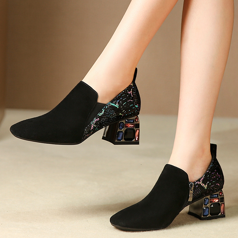 2021 Female Pumps Plus Size Suede + on Relief British-style Sheep Women Shoes OVXK, Black
2021 Female Pumps Plus Size Suede + on Relief British-style Sheep Women Shoes OVXK, Black