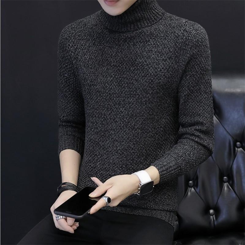 Men's Sweaters Korean Mens Turtleneck Casual Slim Fit Pullovers Men Knitted Sweater Solid Knitwear Autumn Winter Clothing 2021, White;black
Men's Sweaters Korean Mens Turtleneck Casual Slim Fit Pullovers Men Knitted Sweater Solid Knitwear Autumn Winter Clothing 2021, White;black