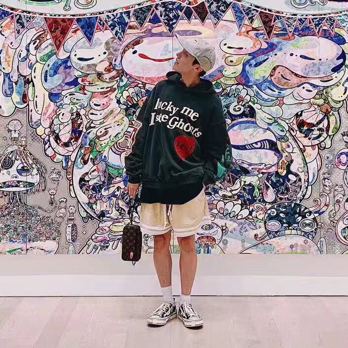 Autumn and winter new style Kanye print graffiti hooded sweater men and women loose casual hooded plus fleece jacket tide, Black
Autumn and winter new style Kanye print graffiti hooded sweater men and women loose casual hooded plus fleece jacket tide, Black