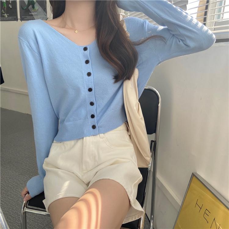 Women V-Neck Full Sleeve Cropped Sweaters Cardigans Lady Single-breasted Thin Sweater Crop Tops for Female Spring Autumn, Pink
Women V-Neck Full Sleeve Cropped Sweaters Cardigans Lady Single-breasted Thin Sweater Crop Tops for Female Spring Autumn, Pink