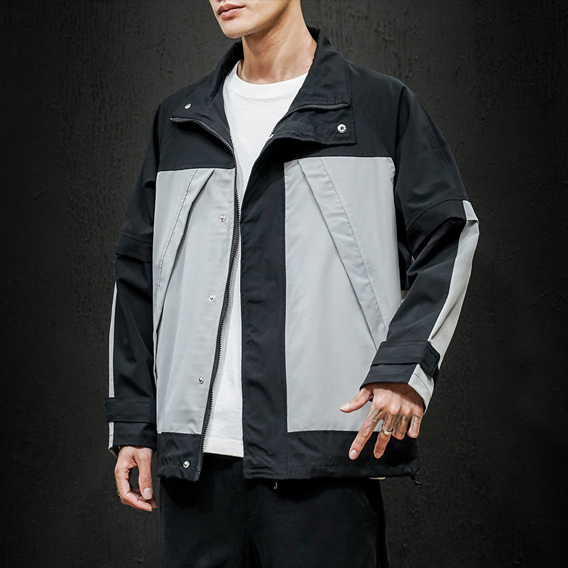 Spring New Men's Big Size Streetwear Hip Pilot Jacket Fashion Hit-color Sewing Shirt Iqc0, Gray
Spring New Men's Big Size Streetwear Hip Pilot Jacket Fashion Hit-color Sewing Shirt Iqc0, Gray