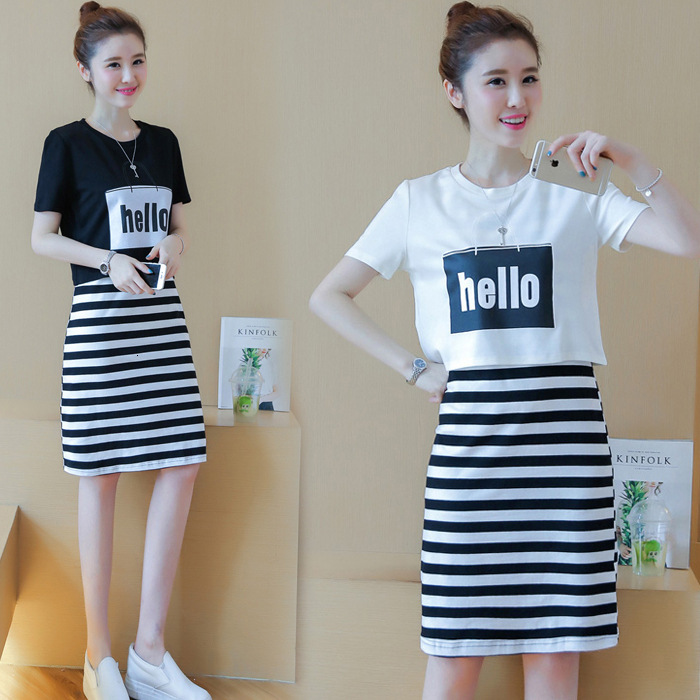 2021 Women's Fashion Suit Summer Dress New Korean Temperament Skirt Two Short Sleeve Pieces 3M80, White
2021 Women's Fashion Suit Summer Dress New Korean Temperament Skirt Two Short Sleeve Pieces 3M80, White