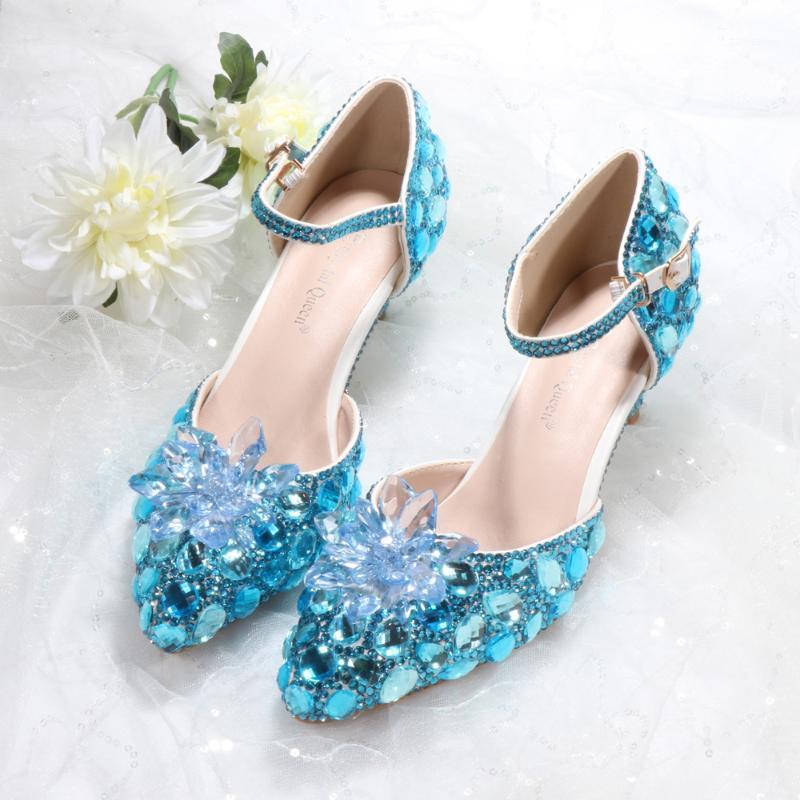 Crystal Shoes Lower Heels 5cm Glued Stone Bright Big Glass Flowers Women Party Wedding Bling Sandals Female Girls Lady1, Black
Crystal Shoes Lower Heels 5cm Glued Stone Bright Big Glass Flowers Women Party Wedding Bling Sandals Female Girls Lady1, Black