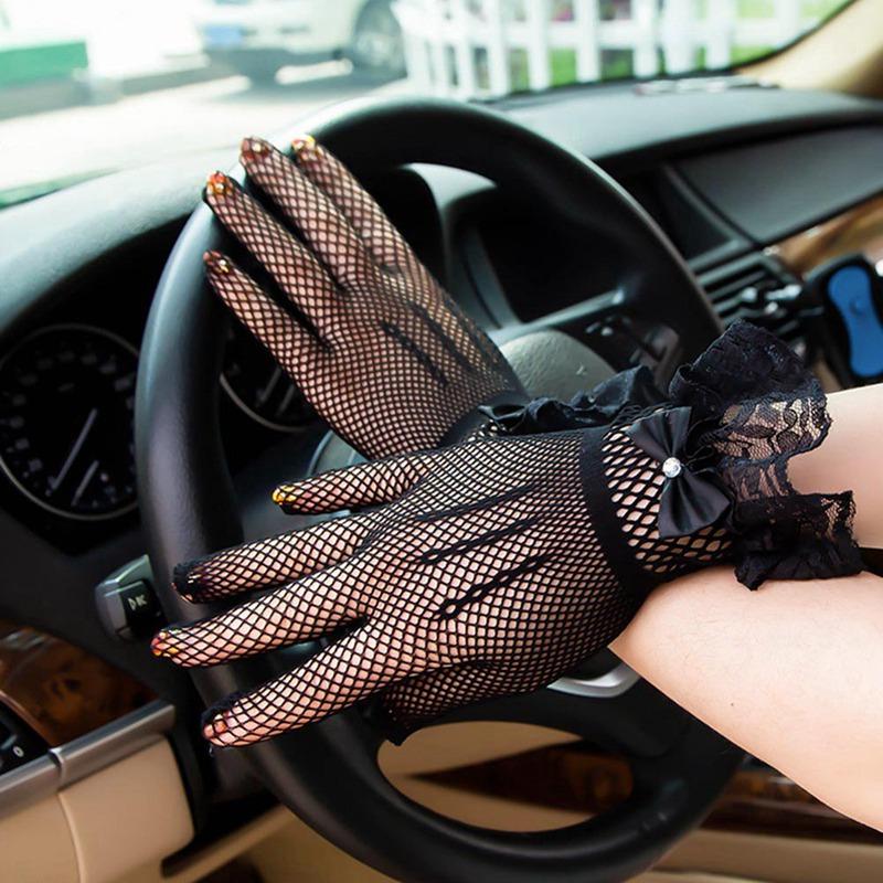 Black White Short Lace Gloves Women Party Lace Gloves Summer Full Finger Party Sexy Dressy
Black White Short Lace Gloves Women Party Lace Gloves Summer Full Finger Party Sexy Dressy