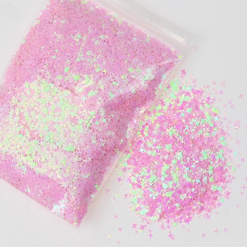 2mm - 5mm Pink/Clear Iridescent 4 Point Star Glitter Nail Art Decoden -50 grams Stars Confetti Glitter Four-Angle Star
2mm - 5mm Pink/Clear Iridescent 4 Point Star Glitter Nail Art Decoden -50 grams Stars Confetti Glitter Four-Angle Star