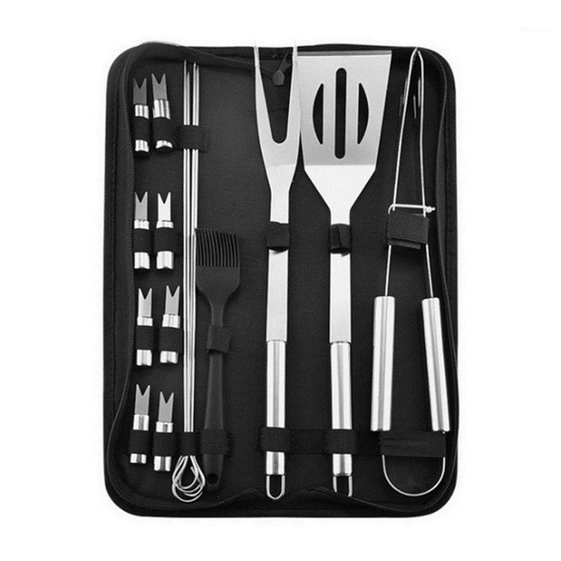 Stainless steel barbecue tool cloth bag set long handle tool BBQ skewers keep your from moving while grilled 16/18/20pcs1
Stainless steel barbecue tool cloth bag set long handle tool BBQ skewers keep your from moving while grilled 16/18/20pcs1