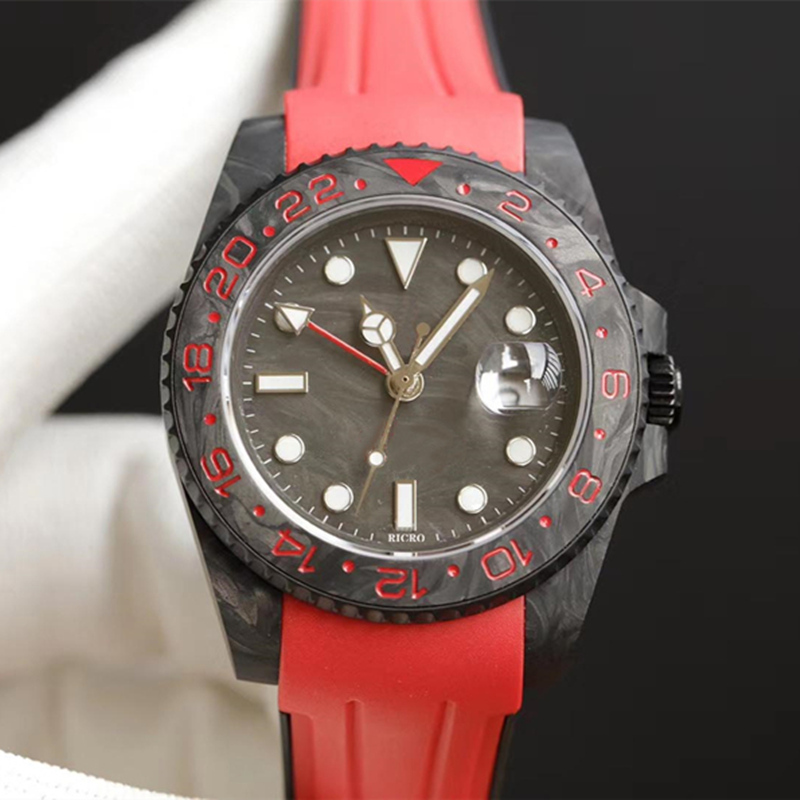 Carbon fiber mechanical wrist watch 40mm 2836 movement rubber watchband multi-color emerald luminous sapphire mirror, Watch box
Carbon fiber mechanical wrist watch 40mm 2836 movement rubber watchband multi-color emerald luminous sapphire mirror, Watch box