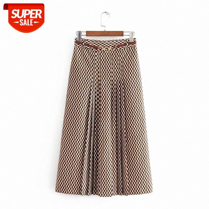 Women's Midi Pleated Skirt Spring Autumn High Wist Print Ladies School Long Skirts With Sashes A Line Casual For Female #5L1C, White;black
Women's Midi Pleated Skirt Spring Autumn High Wist Print Ladies School Long Skirts With Sashes A Line Casual For Female #5L1C, White;black