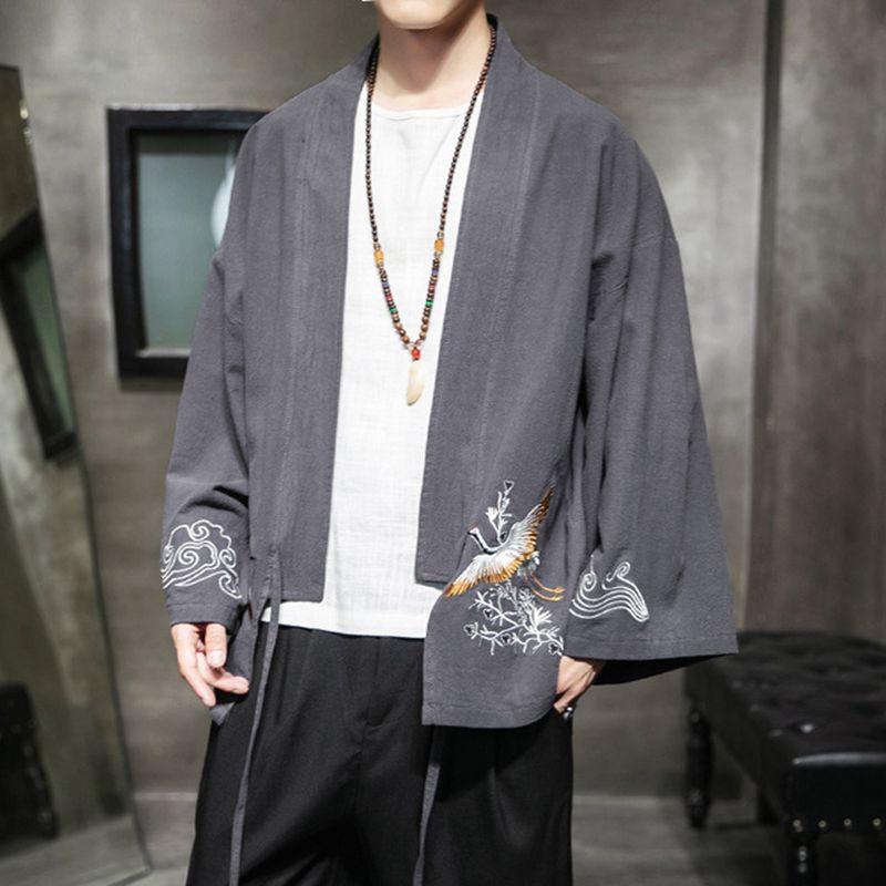 Sinicism Store Mens Spring Embroidery Jacket Men Chinese Style Tops 2020 Male Traditional Belt Casual Coats Oversized fashions, Black
Sinicism Store Mens Spring Embroidery Jacket Men Chinese Style Tops 2020 Male Traditional Belt Casual Coats Oversized fashions, Black