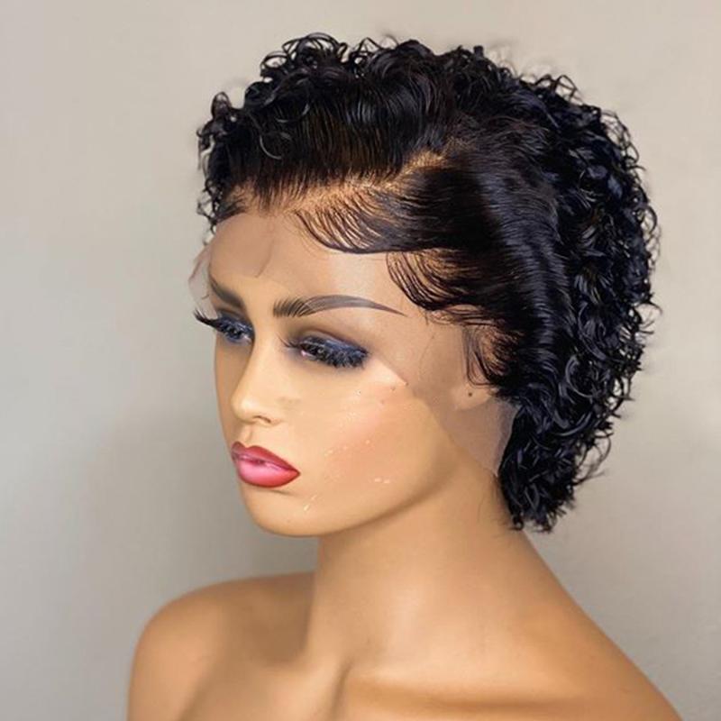 Pixie Lace Front Human Hair Wigs Natural Colors Brazilian Remy Wigs 150% Density Pre Plucked With Baby Hair For Black Women, 13x4 lace front wig
Pixie Lace Front Human Hair Wigs Natural Colors Brazilian Remy Wigs 150% Density Pre Plucked With Baby Hair For Black Women, 13x4 lace front wig
