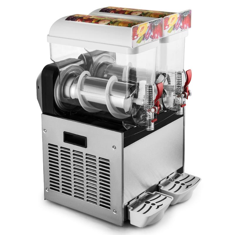 Commercial Slushy Machine 30L Drink Machine Commercial Slushy Maker Ice Slushies for Supermarkets Cafes Restaurants