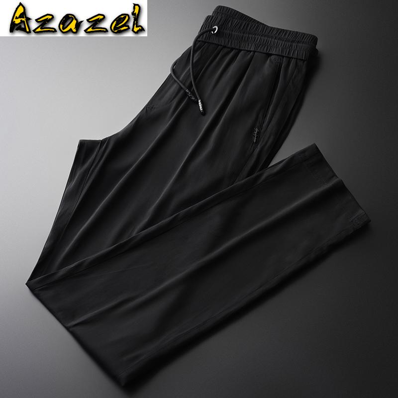 Azazel Black Mens Pants Luxury Solid Color Elastic Waist Male Pants High Quality Slim Fit Casual Summer Male Plus Size 4xl
Azazel Black Mens Pants Luxury Solid Color Elastic Waist Male Pants High Quality Slim Fit Casual Summer Male Plus Size 4xl