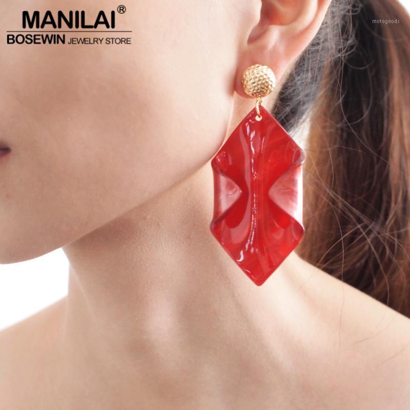 MANILAI Trend Acrylic Geometric Dangle Earrings For Women Korea Fashion Statement Earring Female Gift Jewelry1
MANILAI Trend Acrylic Geometric Dangle Earrings For Women Korea Fashion Statement Earring Female Gift Jewelry1