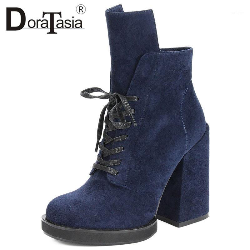 DORATASIA 2020 New Arrivals Hot Sale Wholesale Large Size 35-41 Chunky High Heels Shoes Woman Boots Female Platform Ankle Boots1, Black
DORATASIA 2020 New Arrivals Hot Sale Wholesale Large Size 35-41 Chunky High Heels Shoes Woman Boots Female Platform Ankle Boots1, Black