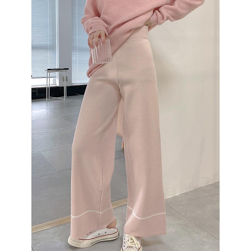 Autumn and winter women's 2020 thick soft glutinous high waist Angora mixed trousers wool loose trumpet casual pants, Black
Autumn and winter women's 2020 thick soft glutinous high waist Angora mixed trousers wool loose trumpet casual pants, Black