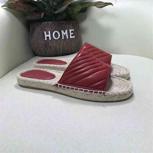 Slippers Women Leather Fashion Espadrille Sandal Slipper Designer Straw Cord Real Platform Shoes Outdoor Beach with Box 9X0D
Slippers Women Leather Fashion Espadrille Sandal Slipper Designer Straw Cord Real Platform Shoes Outdoor Beach with Box 9X0D