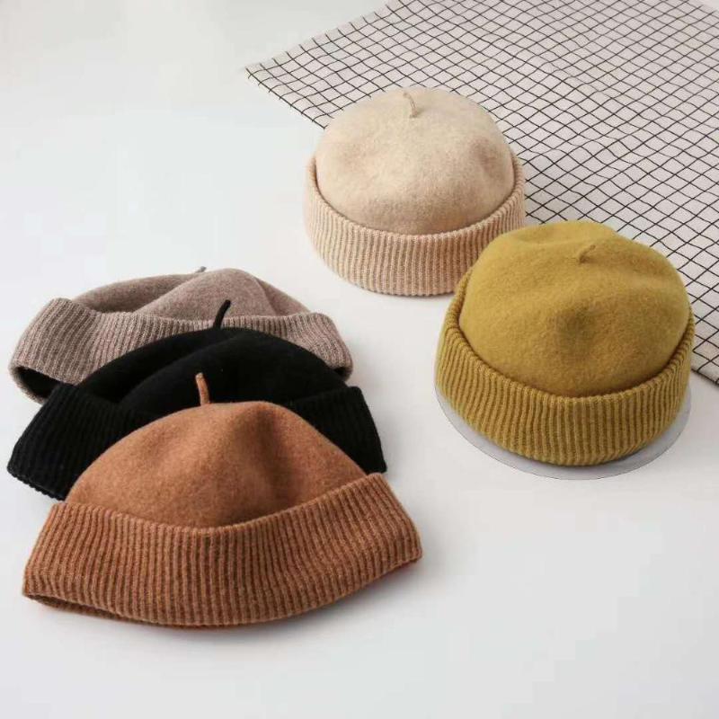 Women's winter woolen hat, spring autumn foreign warm double-layer knitted hat, fashionable double-sided ear protection pile, Black
Women's winter woolen hat, spring autumn foreign warm double-layer knitted hat, fashionable double-sided ear protection pile, Black