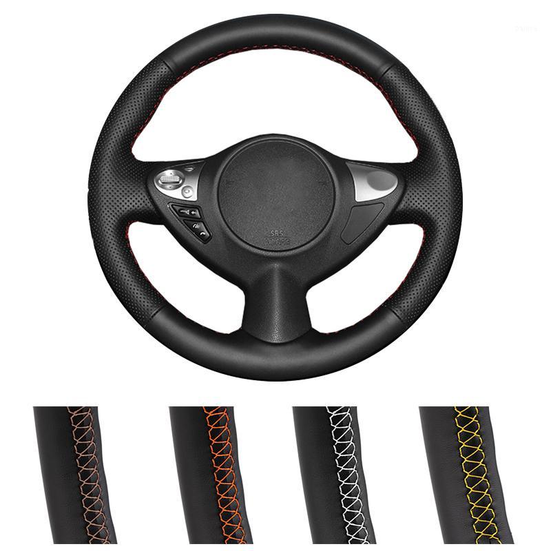 Leather Steering Wheel Wrap Custom Made Original Steering Cover For Infiniti FX FX35 FX37 FX50 Juke Maxima 2009-20141
Leather Steering Wheel Wrap Custom Made Original Steering Cover For Infiniti FX FX35 FX37 FX50 Juke Maxima 2009-20141