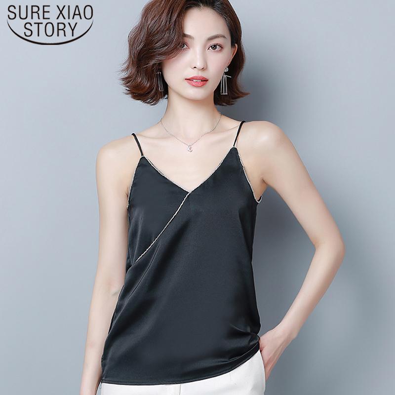 Women's Tanks & Camis Sexy Women Tops And Blouse Cool V Collar Vest Black White Blue Top Blusas Clothing 4212 50 
Women's Tanks & Camis Sexy Women Tops And Blouse Cool V Collar Vest Black White Blue Top Blusas Clothing 4212 50