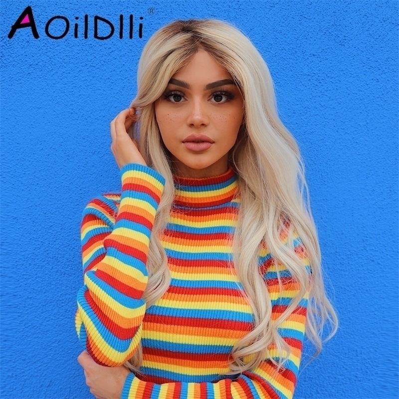 turtleneck fashion rainbow sweaters knitted pullovers women new winter sweater loose pullover jumpers female 201017, Beige
turtleneck fashion rainbow sweaters knitted pullovers women new winter sweater loose pullover jumpers female 201017, Beige