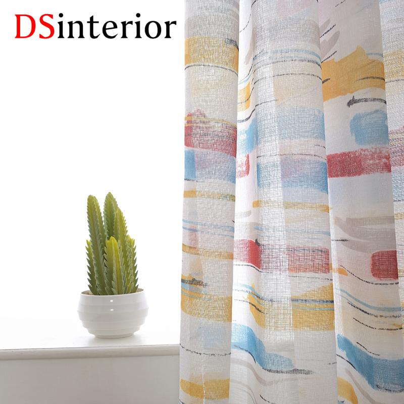 DSinterior modern fashion printing tulle sheer curtain for bedroom or living room window, Color 1
DSinterior modern fashion printing tulle sheer curtain for bedroom or living room window, Color 1