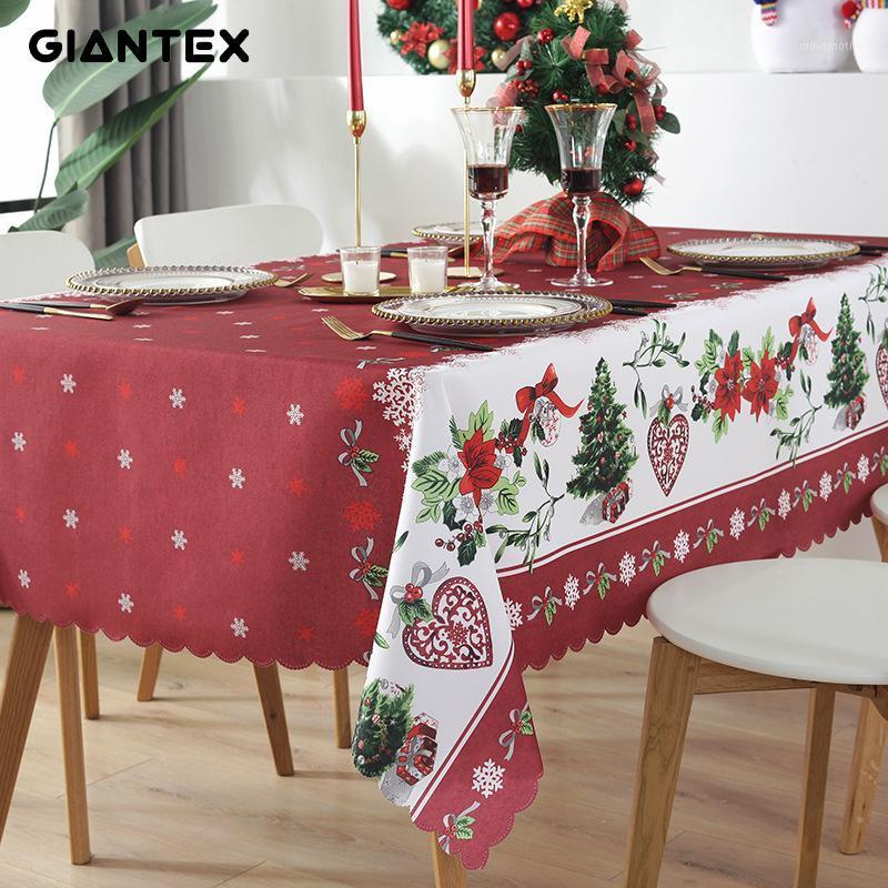 GIANTEX Christmas Deco Household Checkered Waterproof Tablecloth Printing Table Cloth Plastic oil Resistant Home1, S1
GIANTEX Christmas Deco Household Checkered Waterproof Tablecloth Printing Table Cloth Plastic oil Resistant Home1, S1