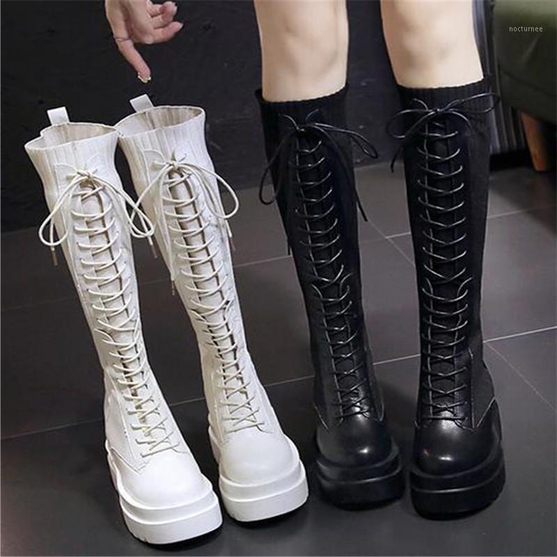 2021 New Spring Boots Women Knee High Long Boots Split Leather Fashion Lace-Up Non-slip Black Sock Shoes Woman1, Beige
2021 New Spring Boots Women Knee High Long Boots Split Leather Fashion Lace-Up Non-slip Black Sock Shoes Woman1, Beige