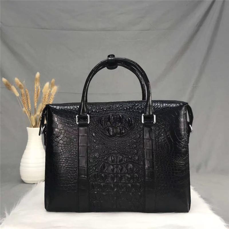 Business Casual Style Genuine Crocodile Skin Men's Laptop Briefcase Exotic Real Alligator Leather Male Large Working Handbag
Business Casual Style Genuine Crocodile Skin Men's Laptop Briefcase Exotic Real Alligator Leather Male Large Working Handbag