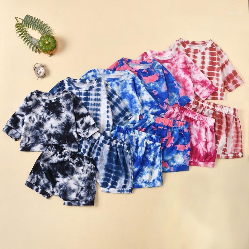 0-24M Little Girls Boys Outfit, Summer Autumn Simple Style Round Collar Long Sleeve Random Dyeing Loose Top + Casual Shorts Set1
0-24M Little Girls Boys Outfit, Summer Autumn Simple Style Round Collar Long Sleeve Random Dyeing Loose Top + Casual Shorts Set1