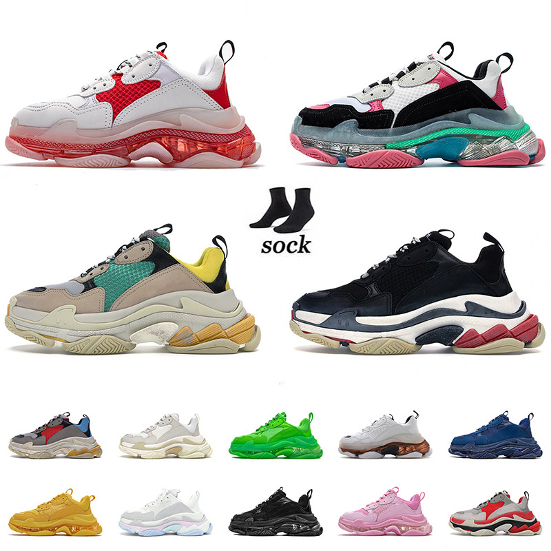 Paris Triple s clear sole casual shoes black white red light pink blue old dad men fashion sneakers beige grey neon green clean bottom women platform sneakers, B20 36-45 bred
Paris Triple s clear sole casual shoes black white red light pink blue old dad men fashion sneakers beige grey neon green clean bottom women platform sneakers, B20 36-45 bred