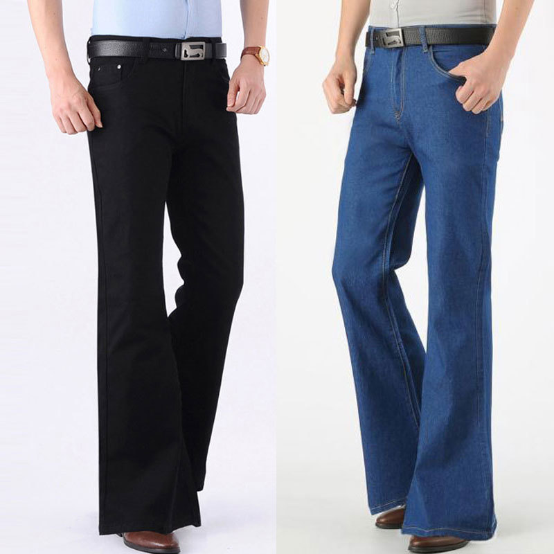 Men's Brem Retro-big Enlargement New 2020 Denim Flare Long Feet Thin Pants Etq8, Black thin section
Men's Brem Retro-big Enlargement New 2020 Denim Flare Long Feet Thin Pants Etq8, Black thin section