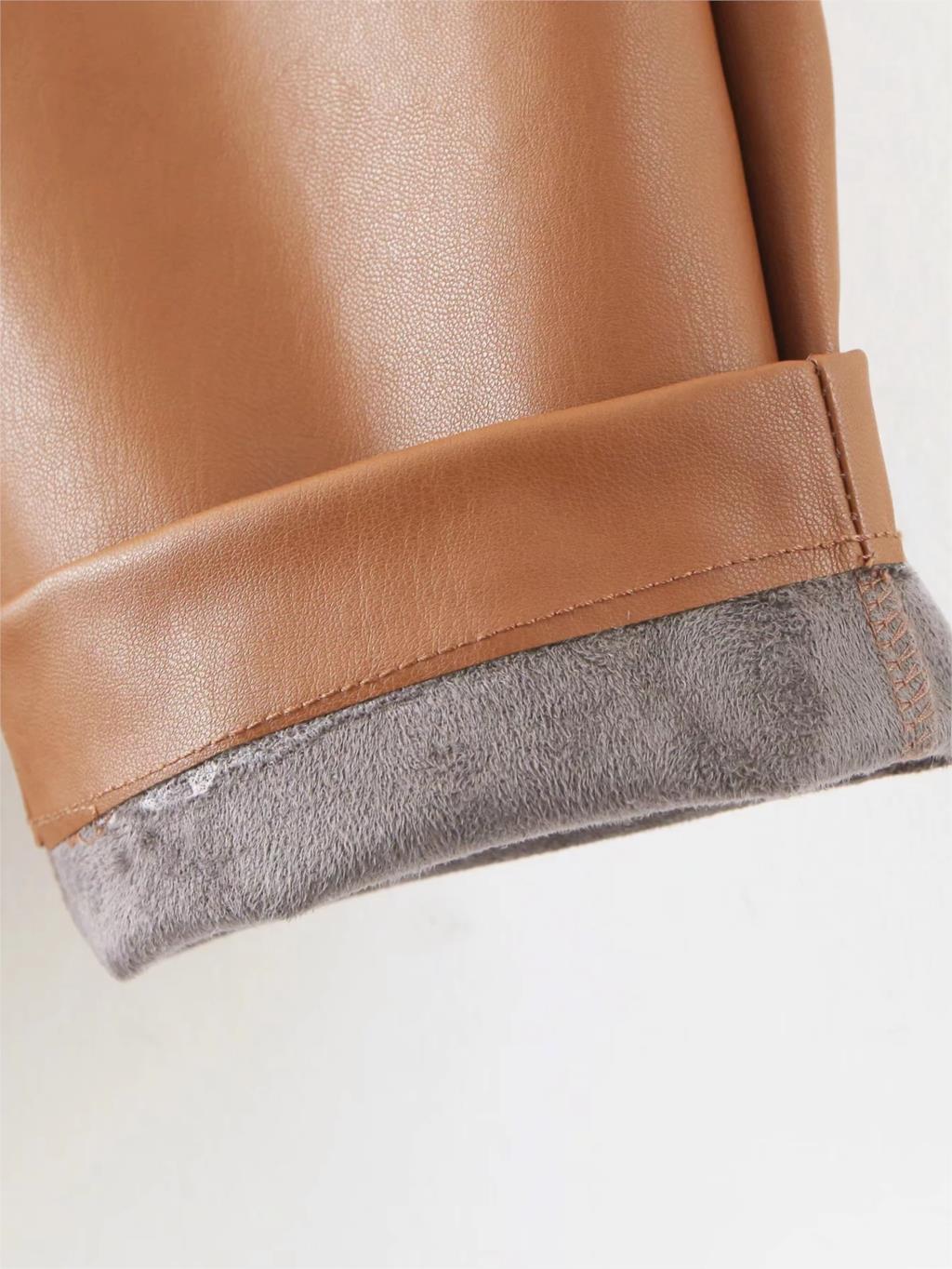 winter belt high waist pant women Black pu leather pants women harem pants joggers pencil trousers streetwear pantalon femme 201111