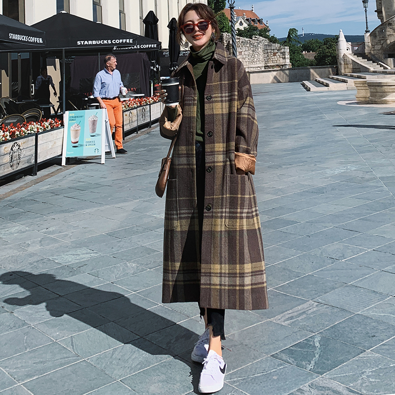 2021 New Women' Wool Jacket Autumn/winter New Korean Style Long Thick Lapel Loose Single Breasted Coat P2 Ctw6, Photo color
2021 New Women' Wool Jacket Autumn/winter New Korean Style Long Thick Lapel Loose Single Breasted Coat P2 Ctw6, Photo color