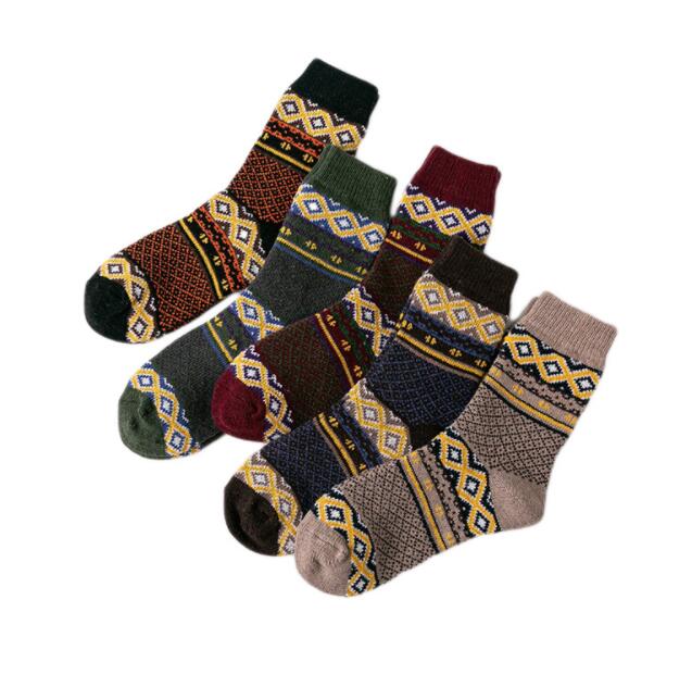 11 style different design winter warm socks men women unisex rabbit wool knit sock thick coton sport casual socks hot sale wholesale