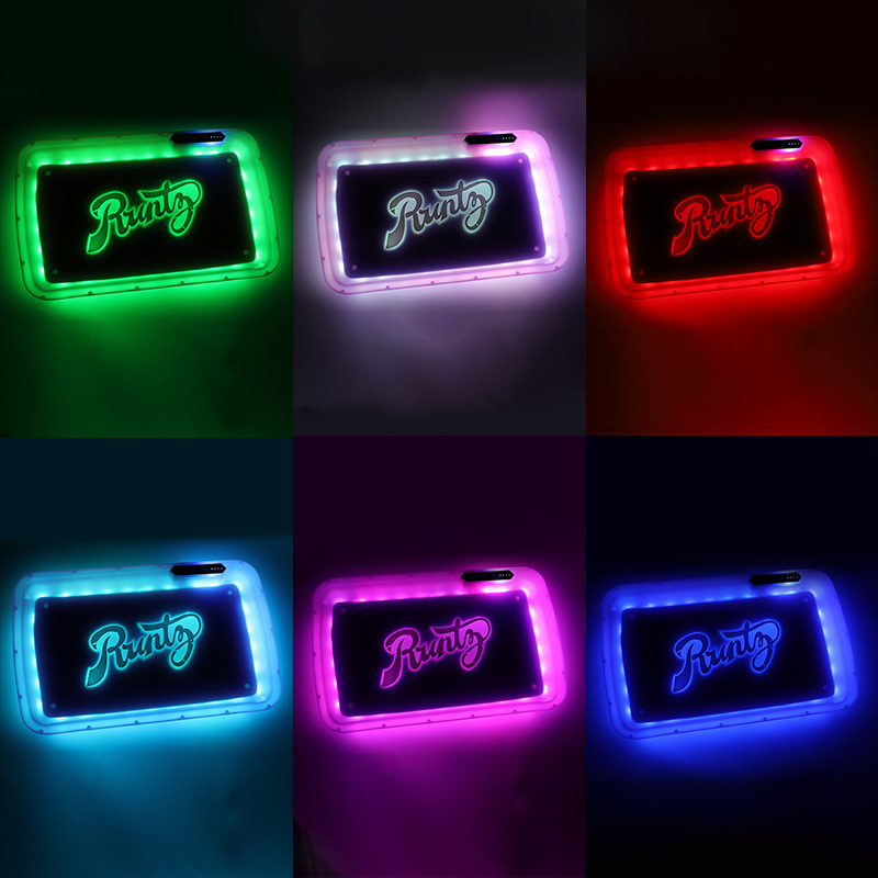 2021 LED Lights RollingTray Rechargeable Glowing Lighted plateau led Herb Tobacco Plate Electronic Smoke Cigarette Paper Tray
2021 LED Lights RollingTray Rechargeable Glowing Lighted plateau led Herb Tobacco Plate Electronic Smoke Cigarette Paper Tray