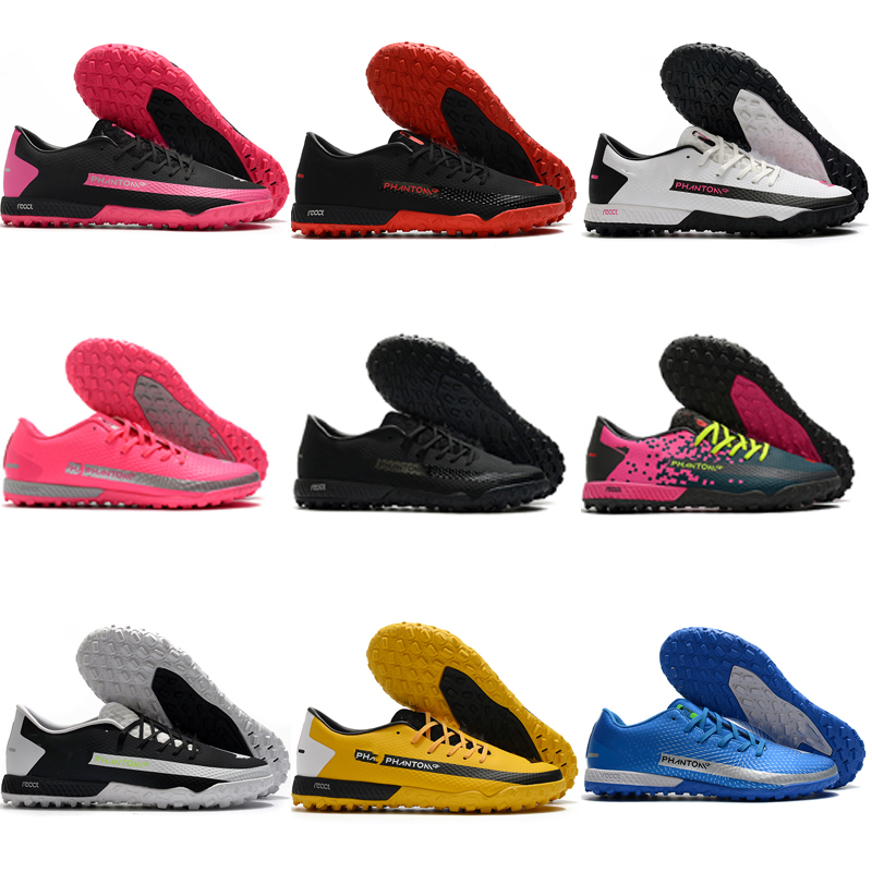 2021 soccer shoes original cleats React Phantom GT Pro TF low top Turf boots for men authentic football
2021 soccer shoes original cleats React Phantom GT Pro TF low top Turf boots for men authentic football