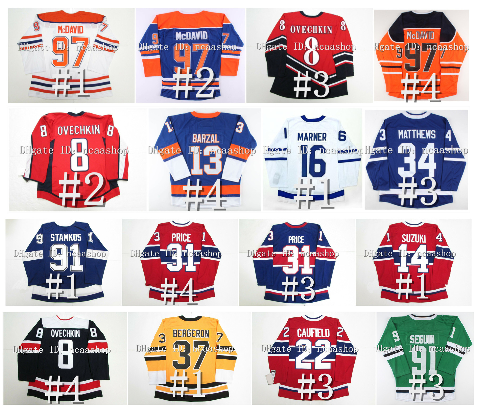 Connor McDavid Hockey Jersey Alex Ovechkin Auston Matthews Mathew Barzal Trevor Zegras John Tavares Patrice Bergeron Carey Price Nick Suzuki Cole Caufield Seguin, As pic
Connor McDavid Hockey Jersey Alex Ovechkin Auston Matthews Mathew Barzal Trevor Zegras John Tavares Patrice Bergeron Carey Price Nick Suzuki Cole Caufield Seguin, As pic