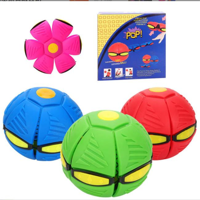 Fidget Toys Magic flying ball decompression puzzle luminous foot deformation vent ball parent-child interaction toy outdoor entertainment