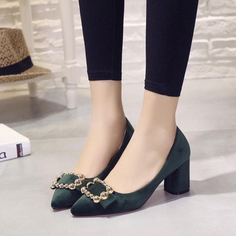 Cresfimix women cute sweet comfort slip on square heel shoes for party ladies summer green stylish high heel pumps zapatos a5884
Cresfimix women cute sweet comfort slip on square heel shoes for party ladies summer green stylish high heel pumps zapatos a5884