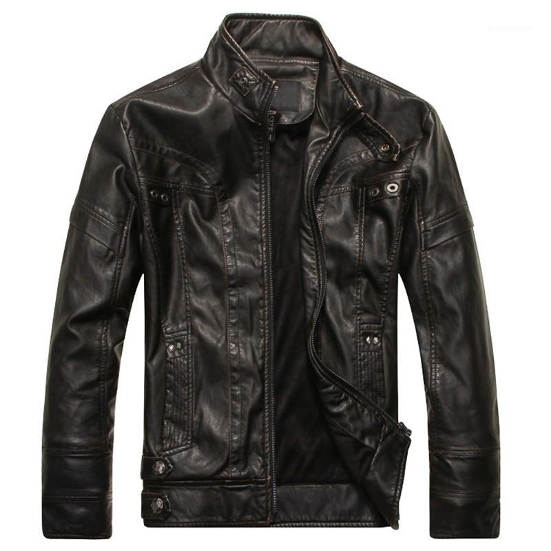 Mens Vintage Stand Collar Pu Leather Jacket Classic Motorcycle Bike Cowboy Jacket Male Thick Warm Coats1, Black
Mens Vintage Stand Collar Pu Leather Jacket Classic Motorcycle Bike Cowboy Jacket Male Thick Warm Coats1, Black