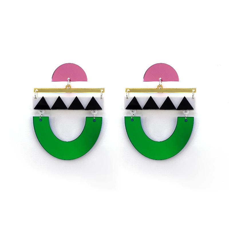 2021 geometry pink long circle steampunk bomb Big Acrylic Mirror Brincos drop Dangle Earrings Fashion Bijoux Jewelry Women
2021 geometry pink long circle steampunk bomb Big Acrylic Mirror Brincos drop Dangle Earrings Fashion Bijoux Jewelry Women