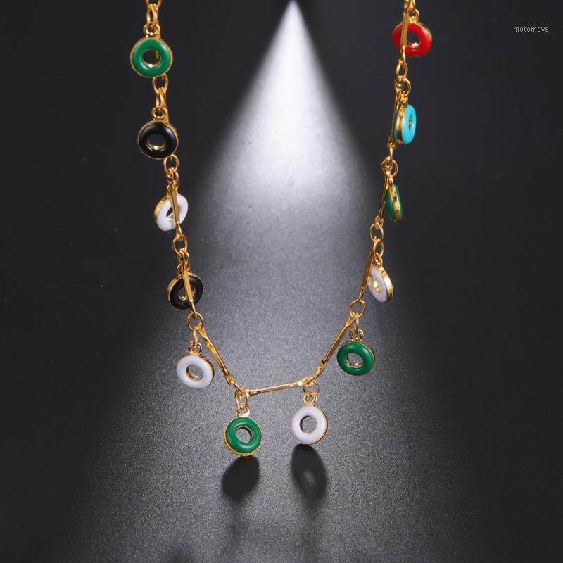 My Shape Fashion Women Choker Necklaces Copper Chain Colorful Enamel Round Donuts Pendant Necklace Jewelry bijoux collar Gifts1
My Shape Fashion Women Choker Necklaces Copper Chain Colorful Enamel Round Donuts Pendant Necklace Jewelry bijoux collar Gifts1
