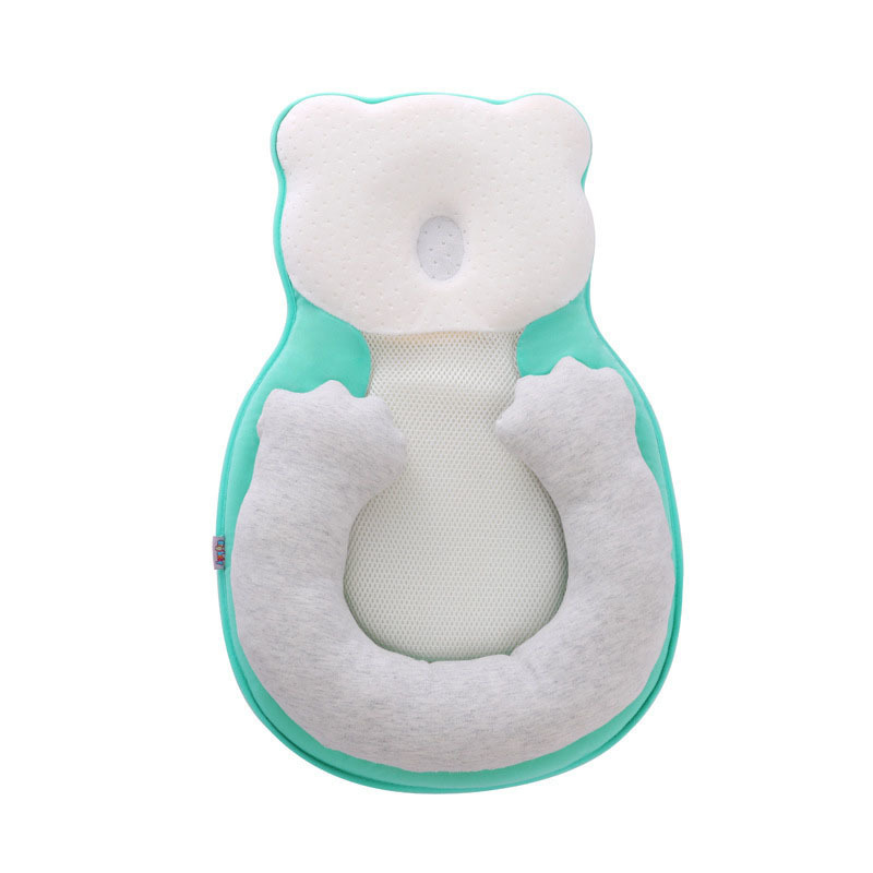 Anti Flat Head Baby Pillow Newborn Baby Sleep Positioning Pad Anti Roll Baby Head Shaping Pillows Infant Sleep Mattress LJ201014