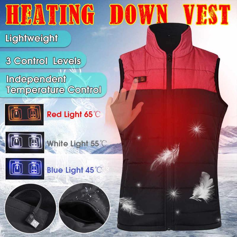 Warm Men Women Winter USB Infrared Heating Vest Flexible Electric Thermal Waistcoat Fish Hiking -2XL Outdoor Jackets, As pic
Warm Men Women Winter USB Infrared Heating Vest Flexible Electric Thermal Waistcoat Fish Hiking -2XL Outdoor Jackets, As pic