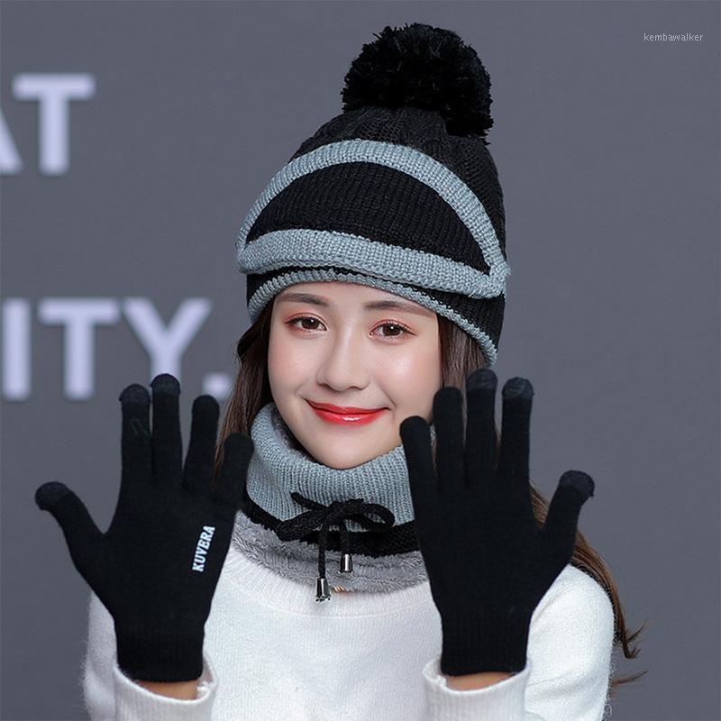 Beanie/Skull Caps 3 /4 Pieces Set Women's Knitted Hat Scarf Neck Warmer Winter For Ladies Girls Skullies Beanies Fleece 2021 Fashion1, 21
Beanie/Skull Caps 3 /4 Pieces Set Women's Knitted Hat Scarf Neck Warmer Winter For Ladies Girls Skullies Beanies Fleece 2021 Fashion1, 21